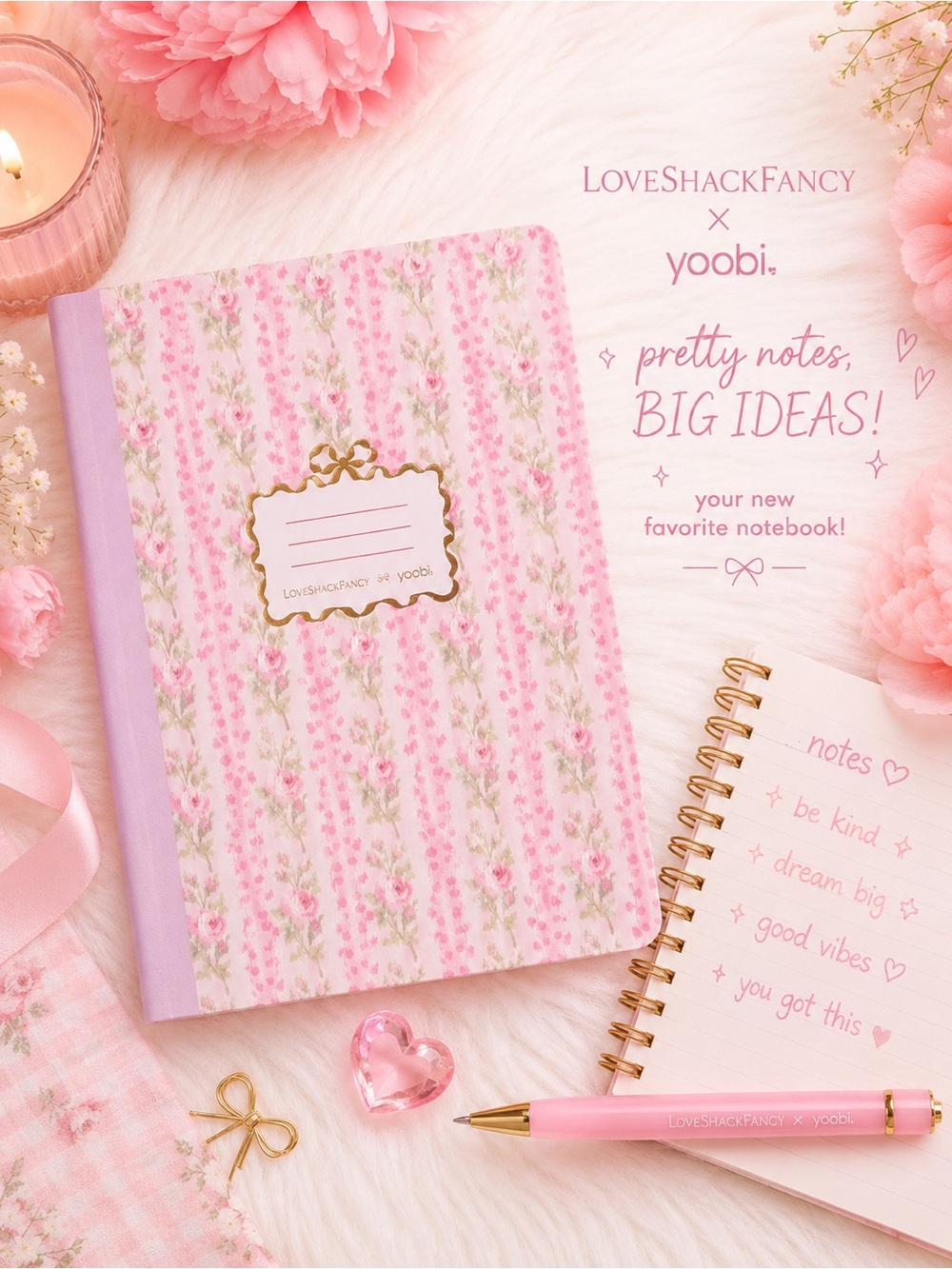 1 LEFT LOVESHACKFANCY NOTEBOOK